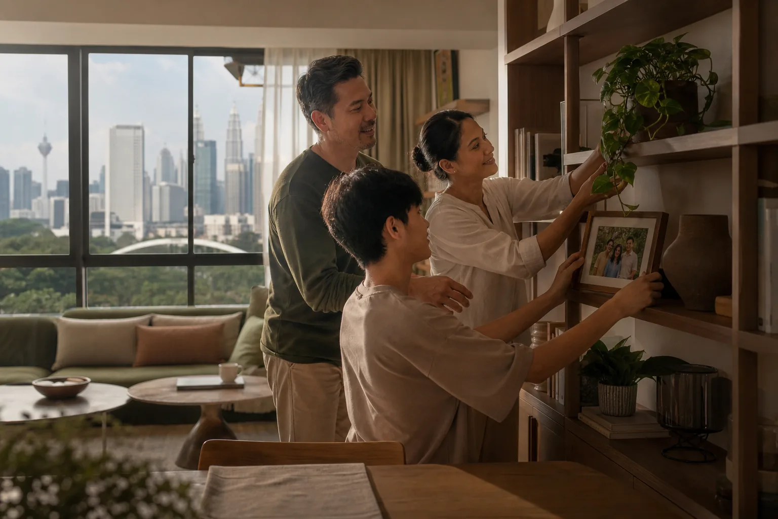 Family adding personal touches to their established Kuala Lumpur home