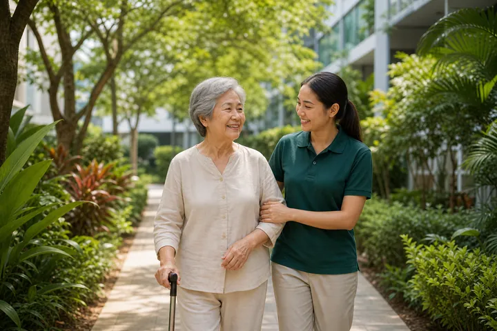 Retired couple enjoying a comfortable life in Malaysia